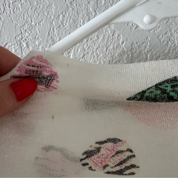 Bimba Y Lola Guitar Pick Printed Mock Neck Top - Picture 4 of 9